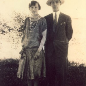 Retrato da parella Ascensión Alonso e Jesús Sarmiento Suárez