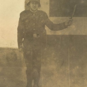 Retrato de Florencio Domínguez Nogueiras no servizo militar