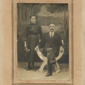 Retrato de Antonio Groba e a súa muller Francisca Cabaleiro