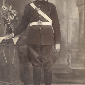 José Pérez Fandiño de militar.