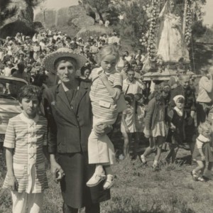 Benedicta Amorín na Romería de San Cibrán